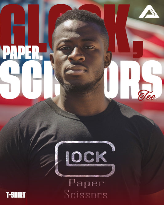 Glock, Paper, Scissors Tee